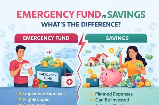 emergency fund vs savings