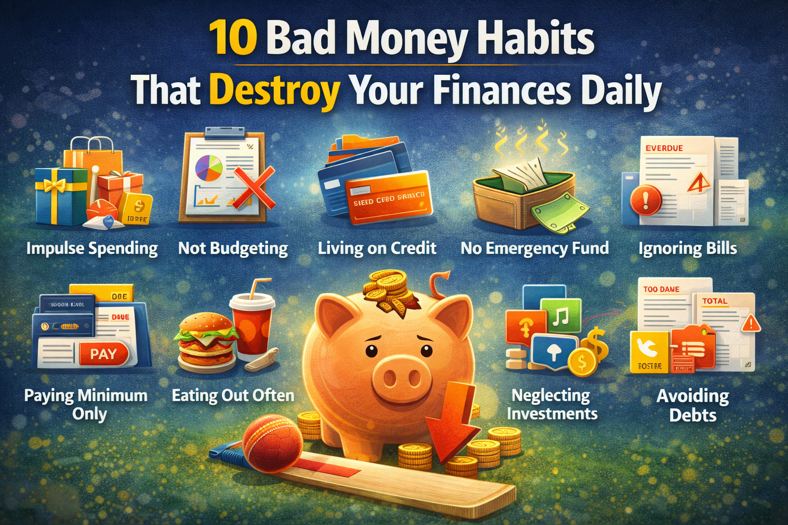 10 Bad Money Habits That Destroy Your Finances Daily